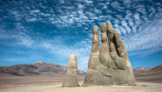 La extraordinaria Mano del Desierto en Atacama, Chile