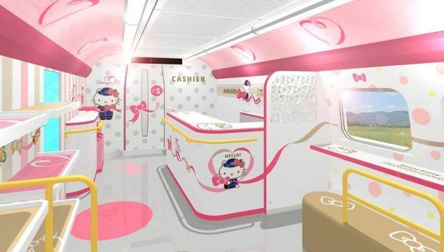 Japón, el tren de Hello Kitty es el más rápido del mundo