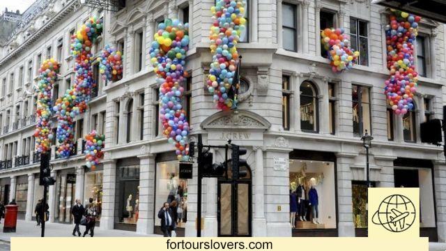 Regent Street, compras en Londres